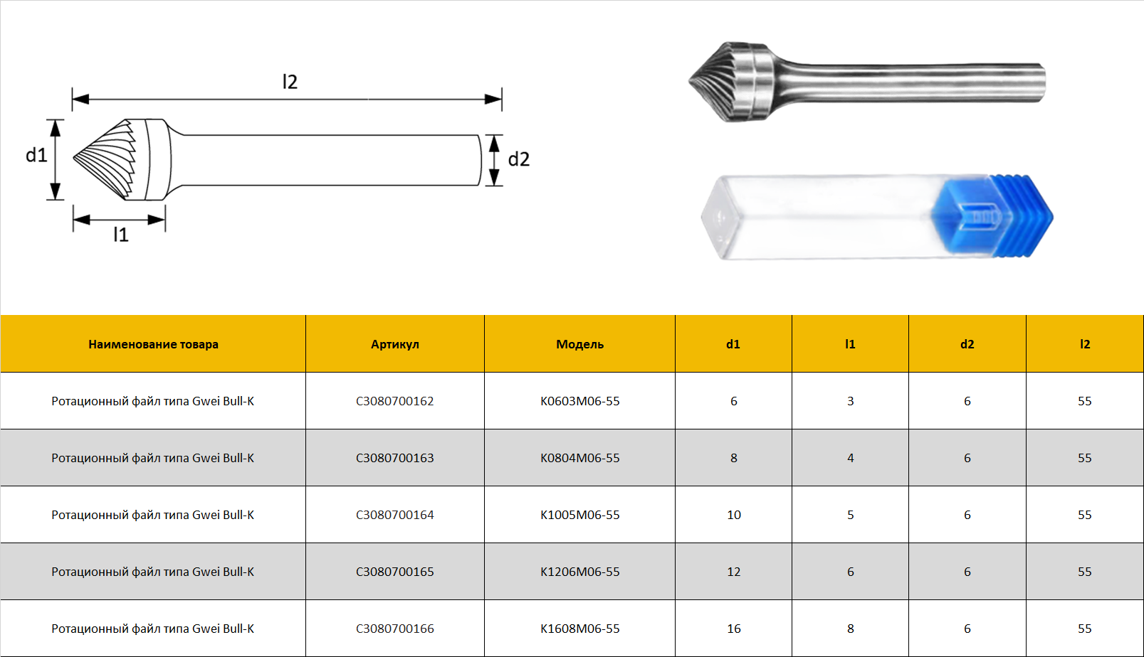 Ротационный бор K-типа Grewin Jin Niu &mdash; Идеальный инструмент для точной фаски и доводки поверхности -6